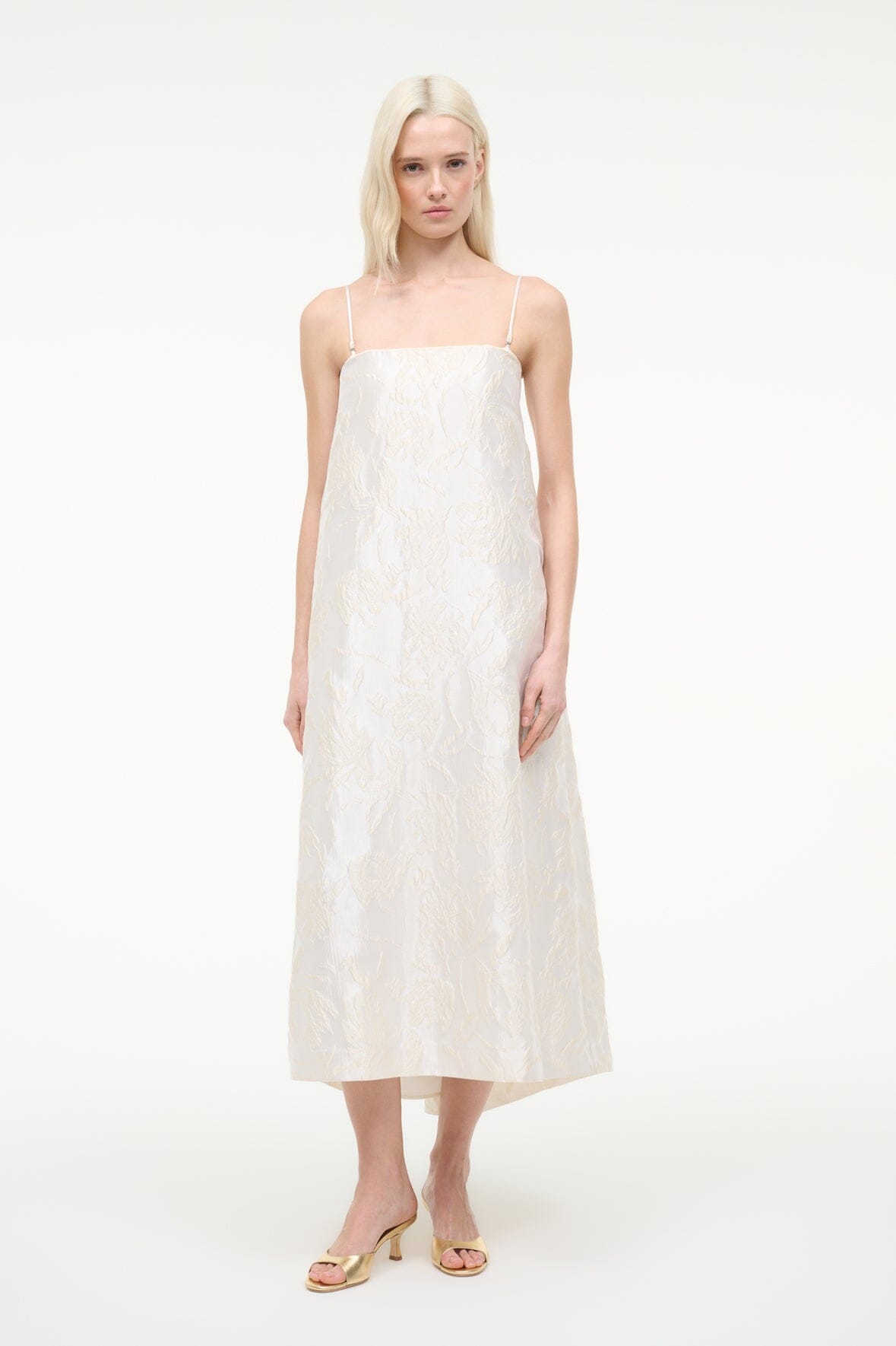 STAUD, Josie Dress in Botanica Ivory, Size 6 STAUD, Josie Dress in Botanica Ivory, Size 6