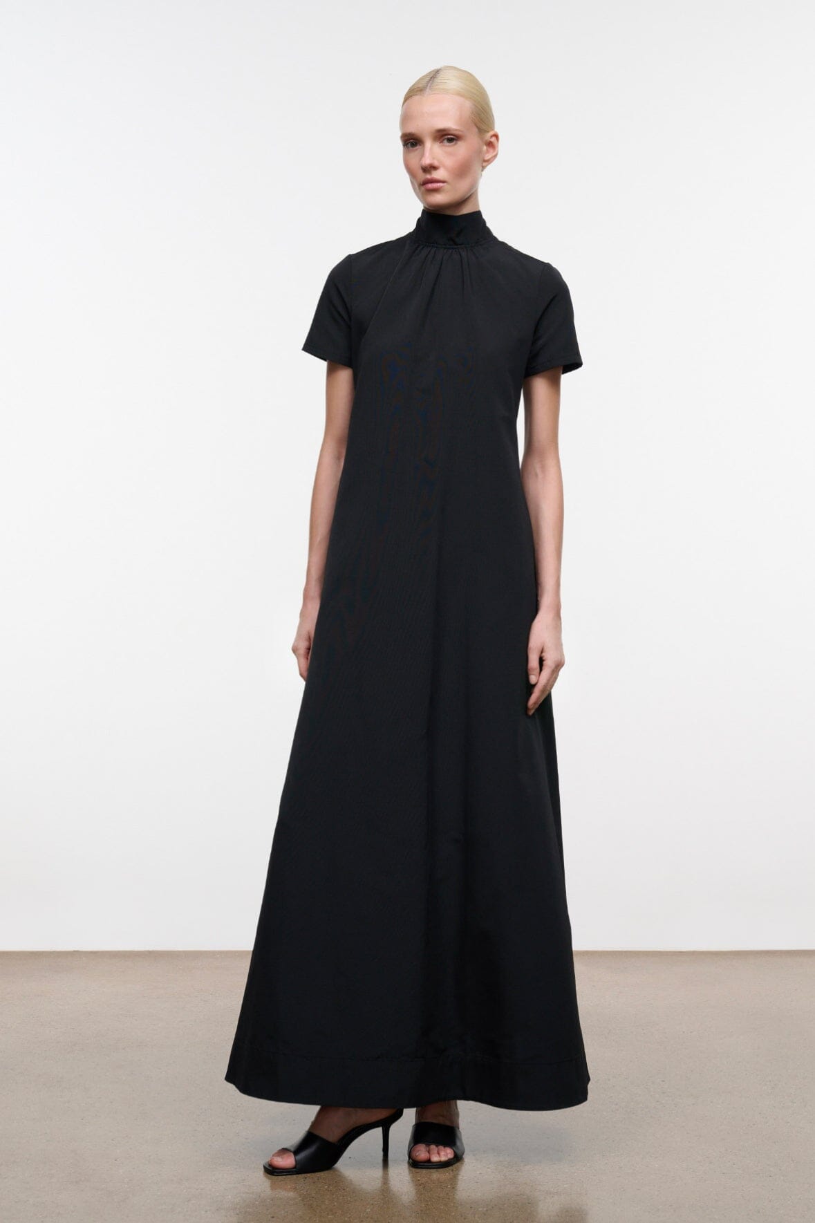 STAUD ILANA DRESS BLACK