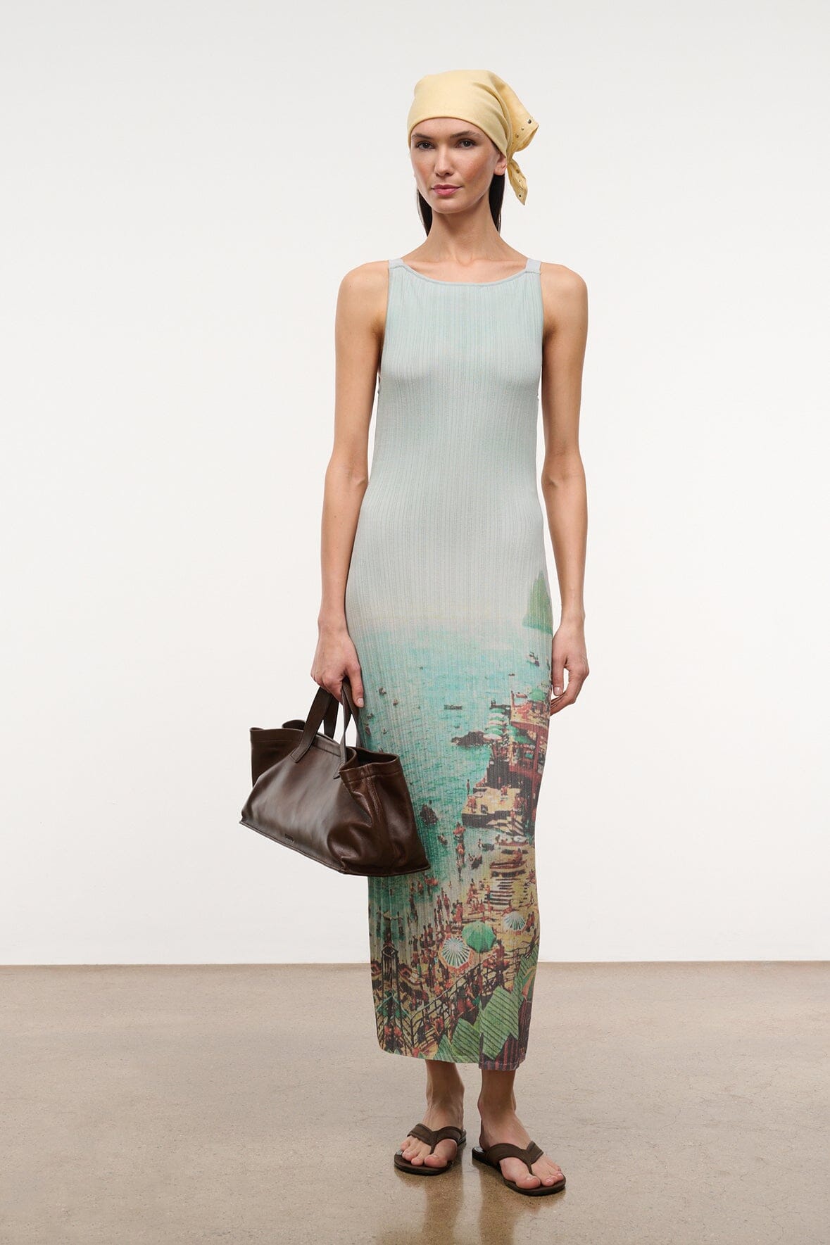 staud beach dress STAUD, Bryn Dress in Endless Summer, Size Large