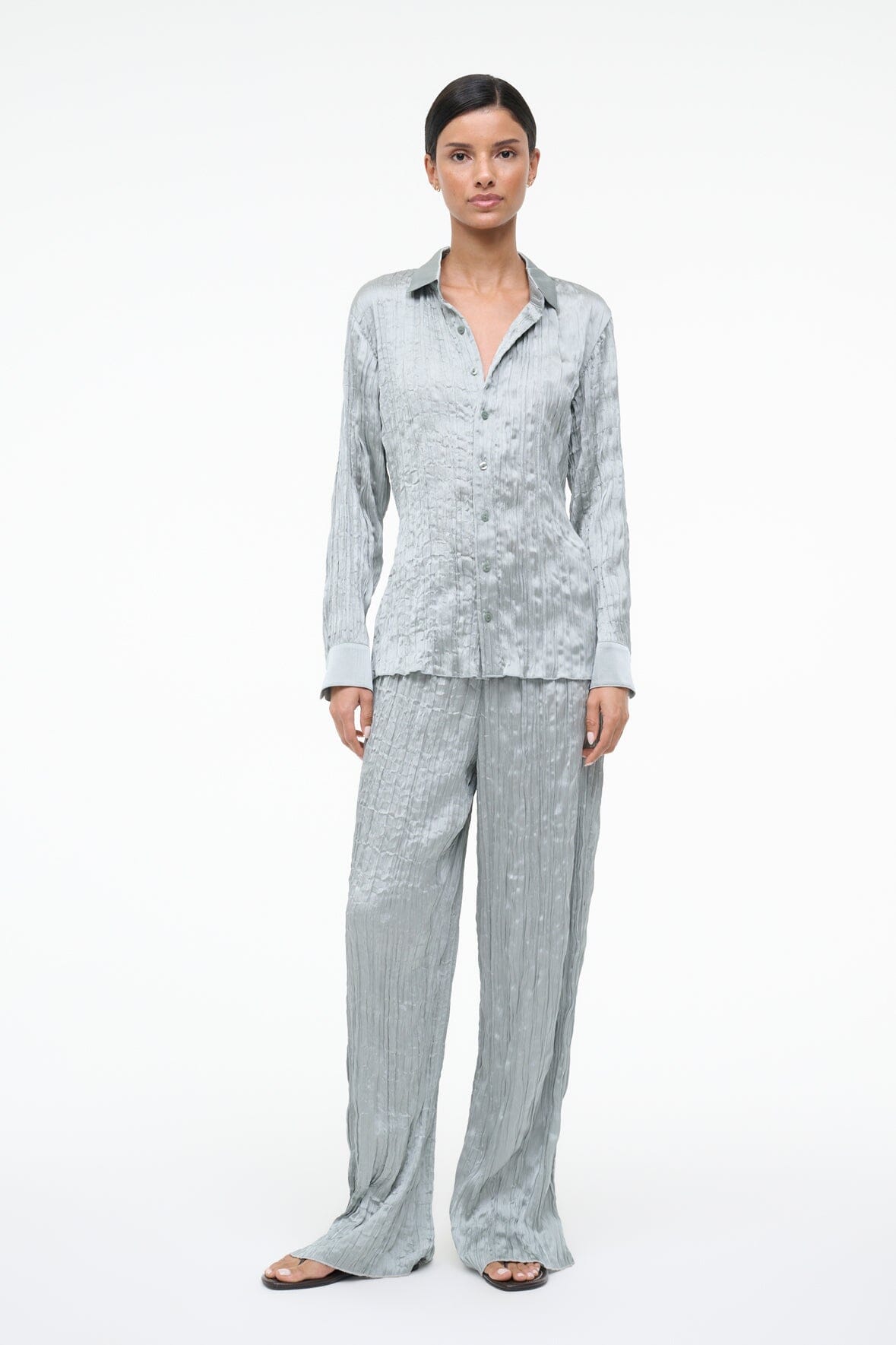 STAUD NAMI PANT SILVER SAGE