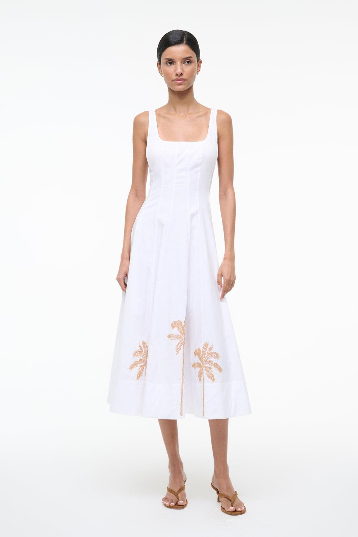 Staud Women's Wells Dress - White - Size 12