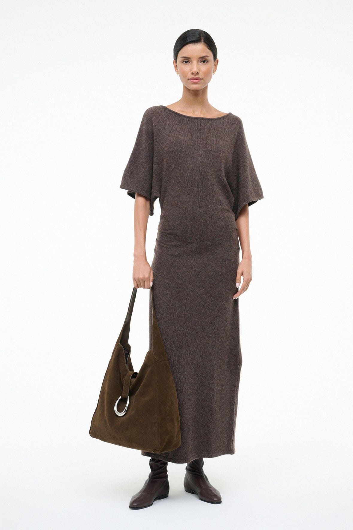 staud sweater dress Staud Amelie Sweater Dress Canyon