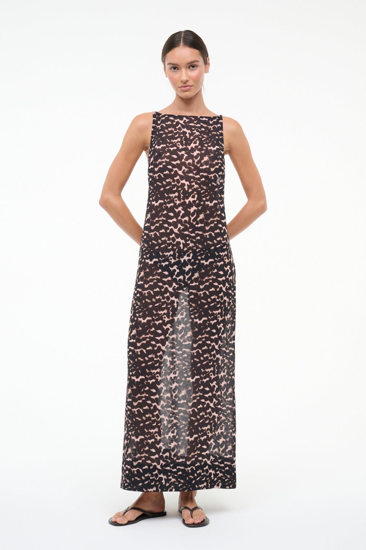Staud Yuca Dress Tortoise