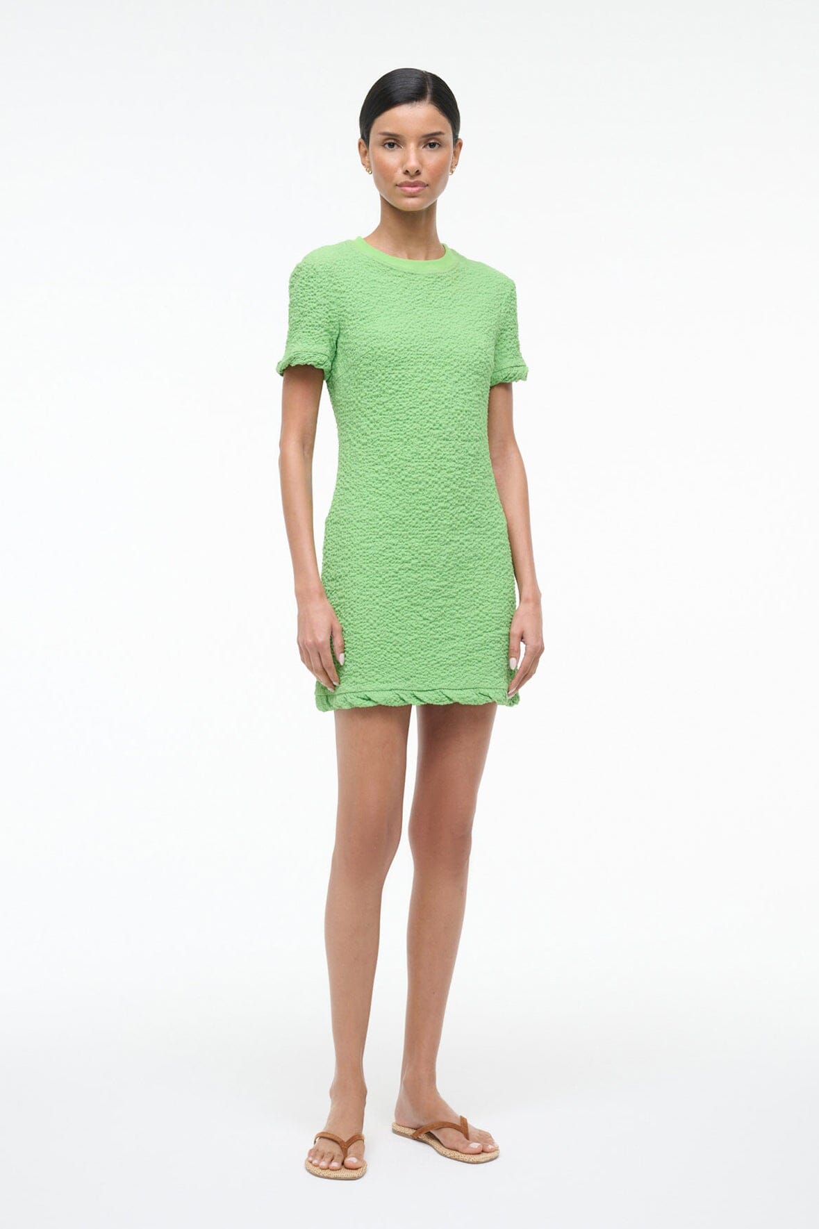 STAUD, Delia Dress in Sprout, Size XS