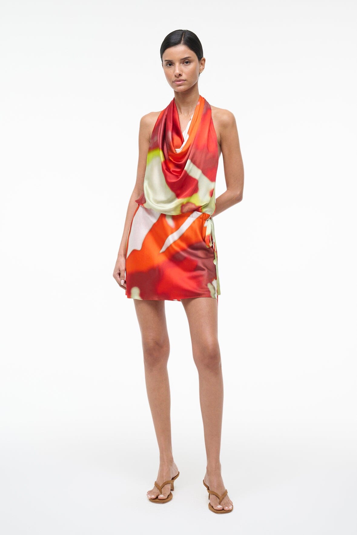 staud lidia silk dress STAUD Lidia Silk Dress