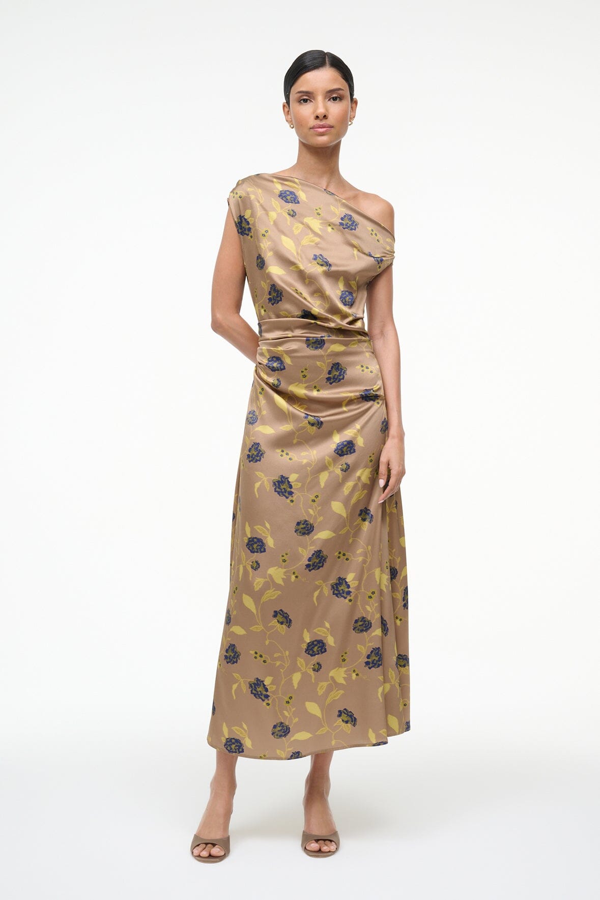STAUD, Phare Silk Dress in Vintage Floral, Size 14 STAUD, Phare Silk Dress in Vintage Floral, Size 14