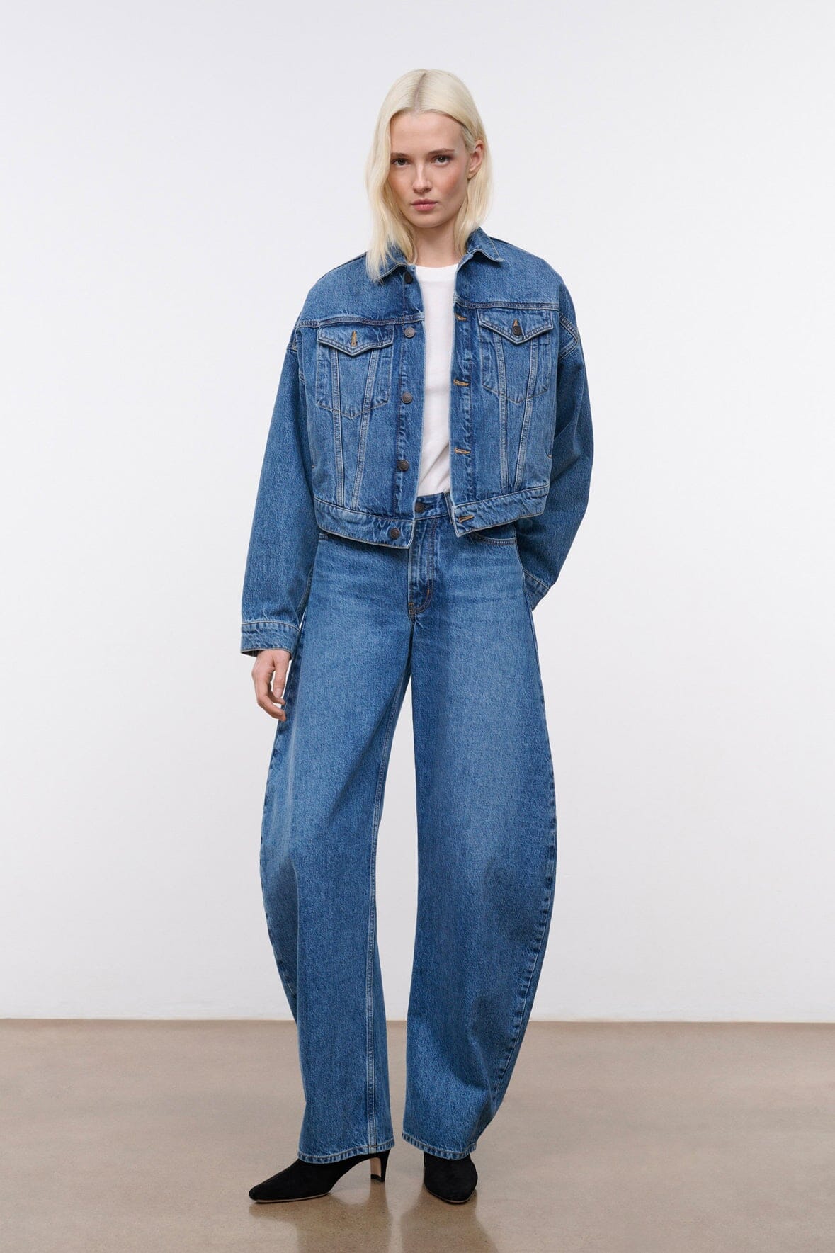 STAUD GLEN DENIM JACKET VINTAGE WASH