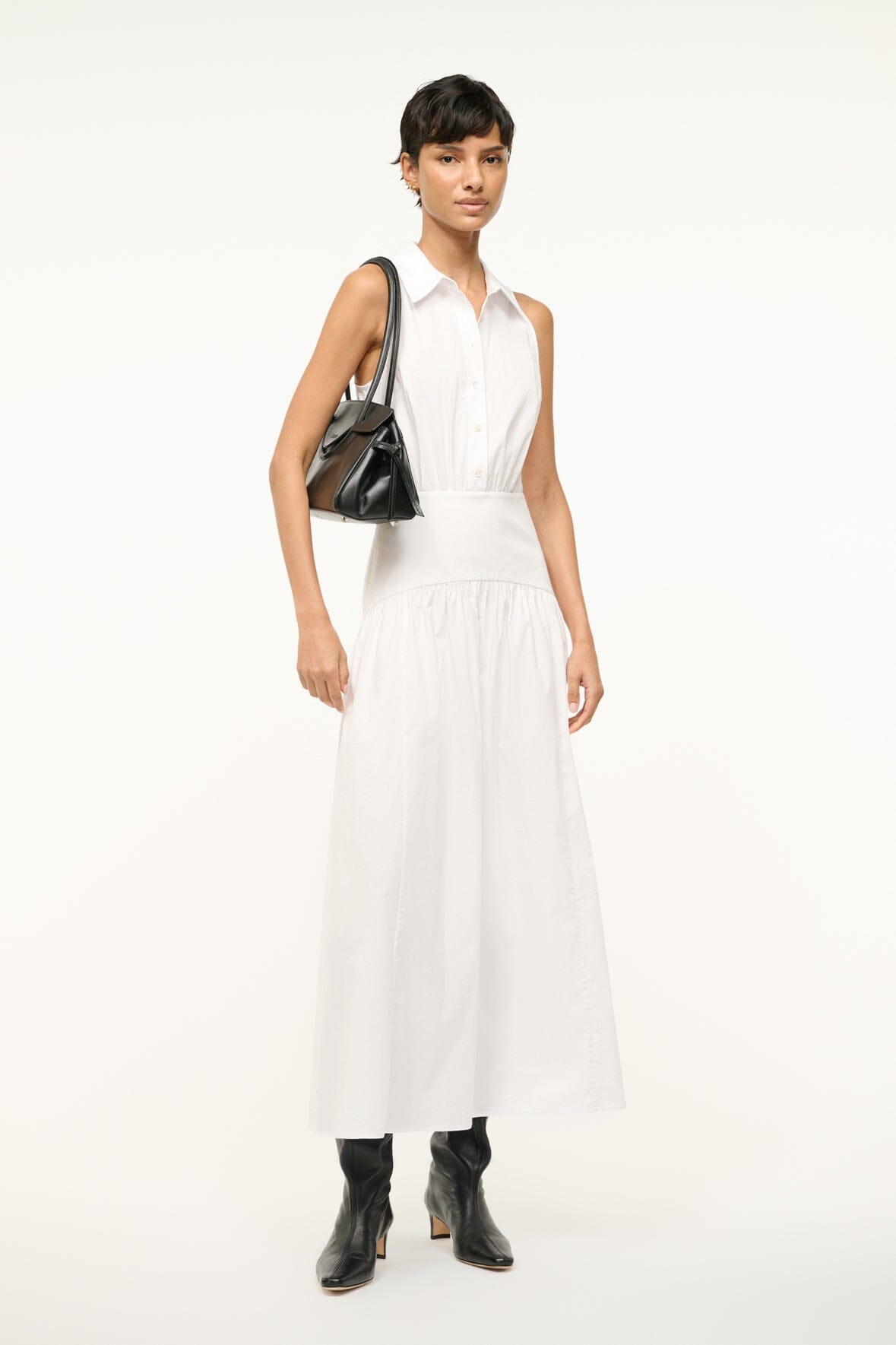 Staud Romy Dress White
