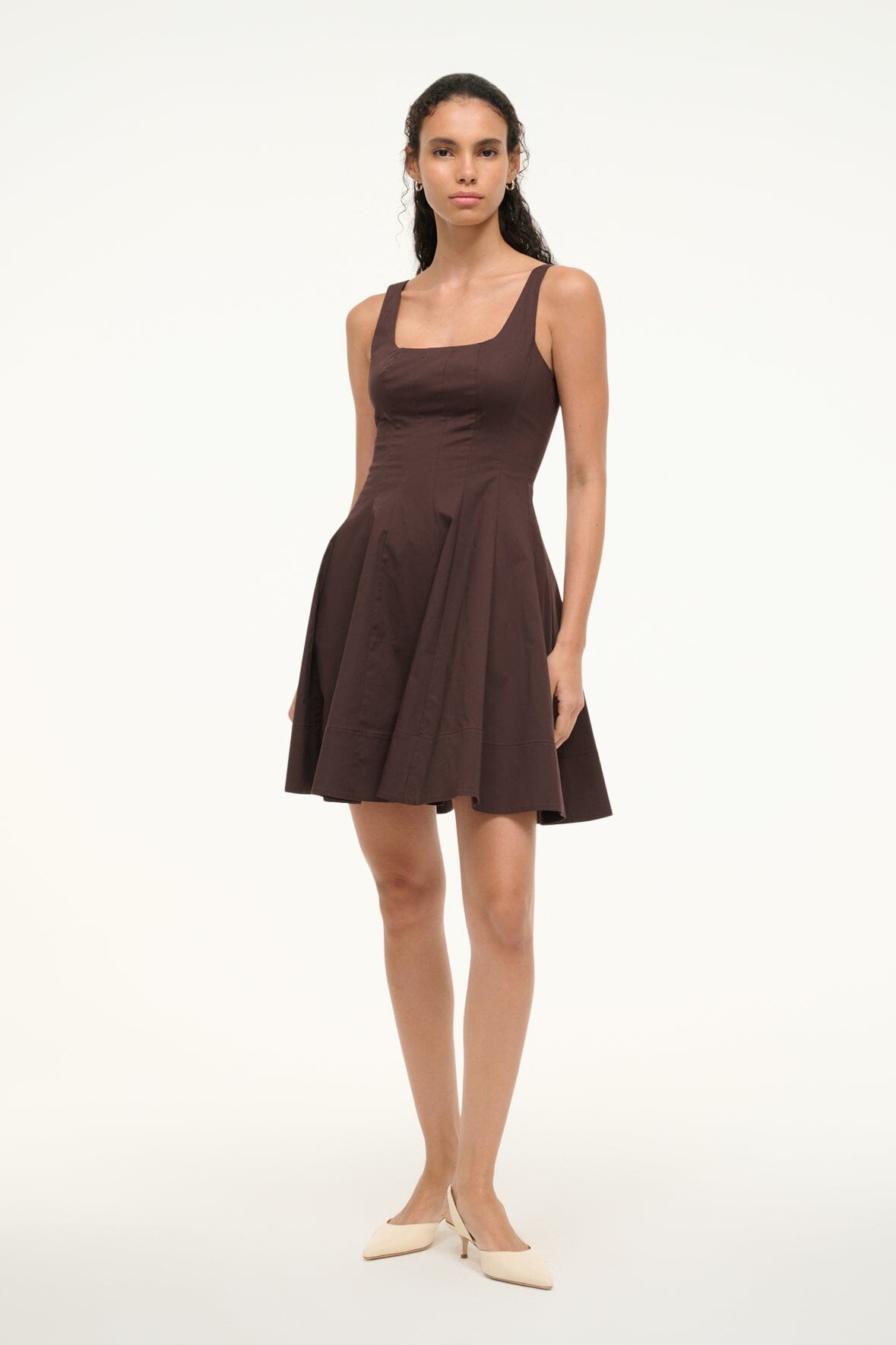 Flattering Bodice Black Sleeveless Mini Dress Flattering Bodice Black Sleeveless Mini Dress