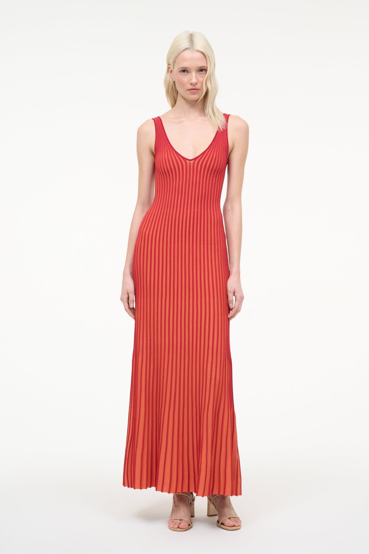 STAUD, Claretta Dress in Sunburst, Size Medium STAUD, Claretta Dress in Sunburst, Size Medium