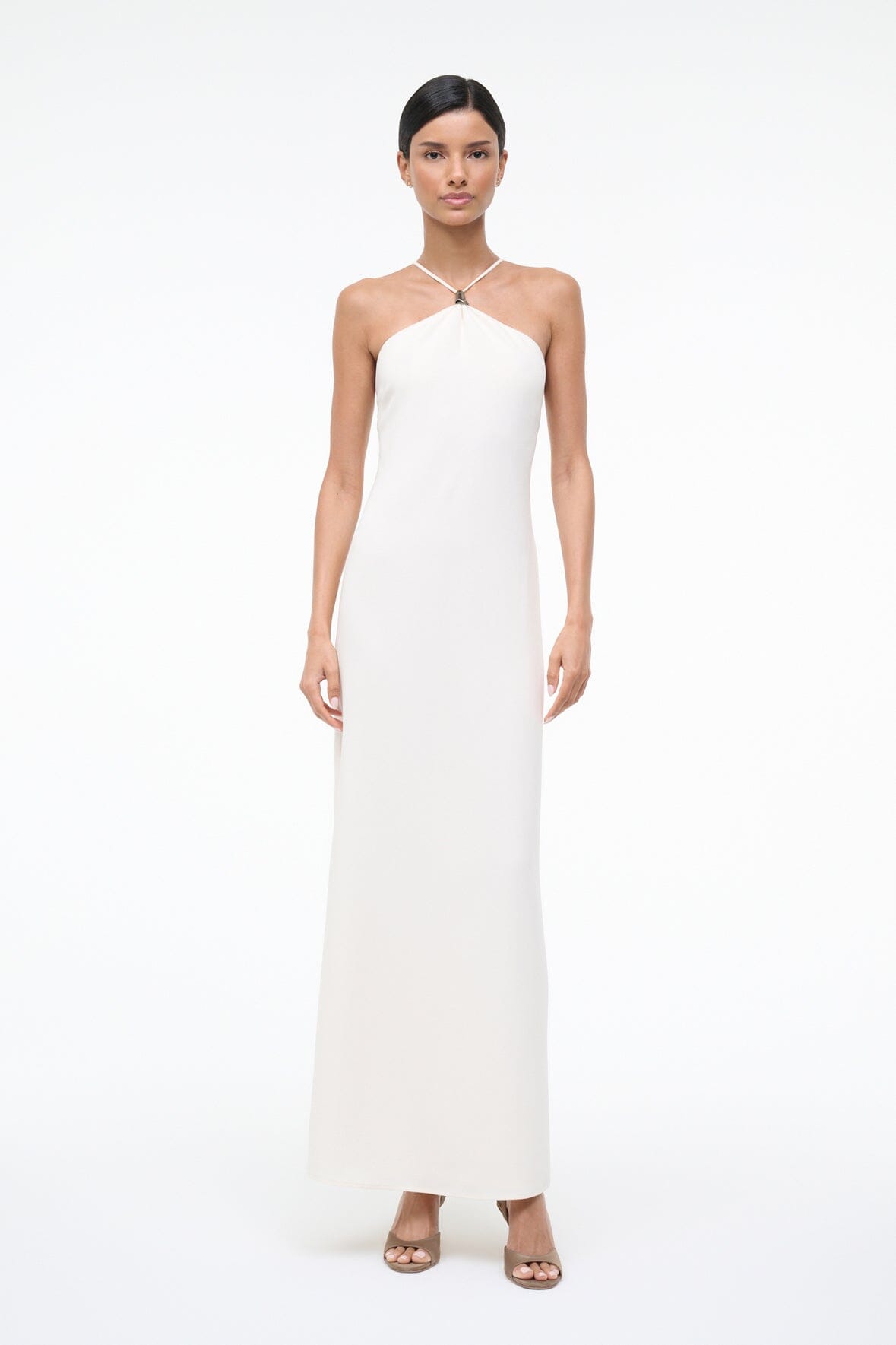 STAUD, Calla Dress in Ivory, Size 12 STAUD, Calla Dress in Ivory, Size 12