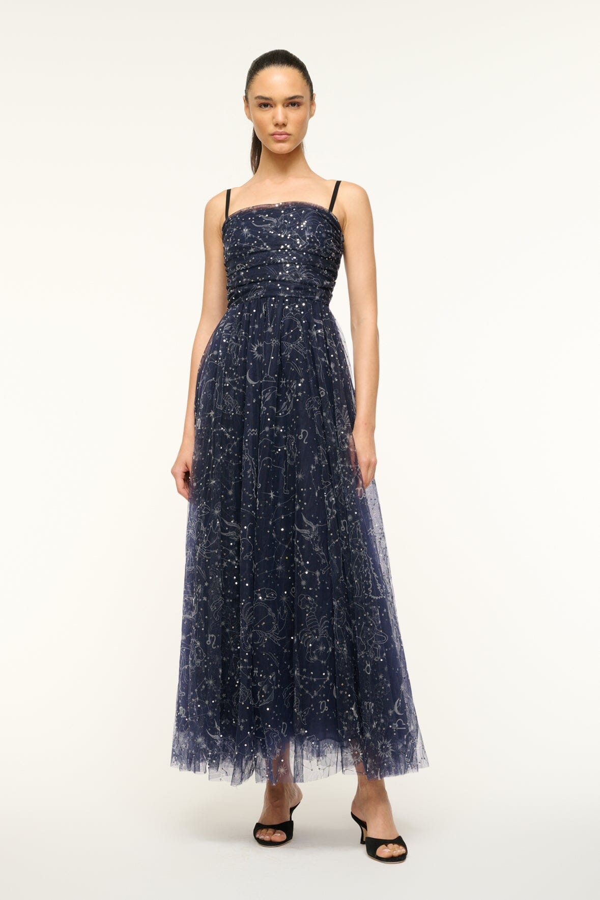 パーティードレス Staud Bettina Dress BETTINA DRESS ZODIAC CONSTELLATION