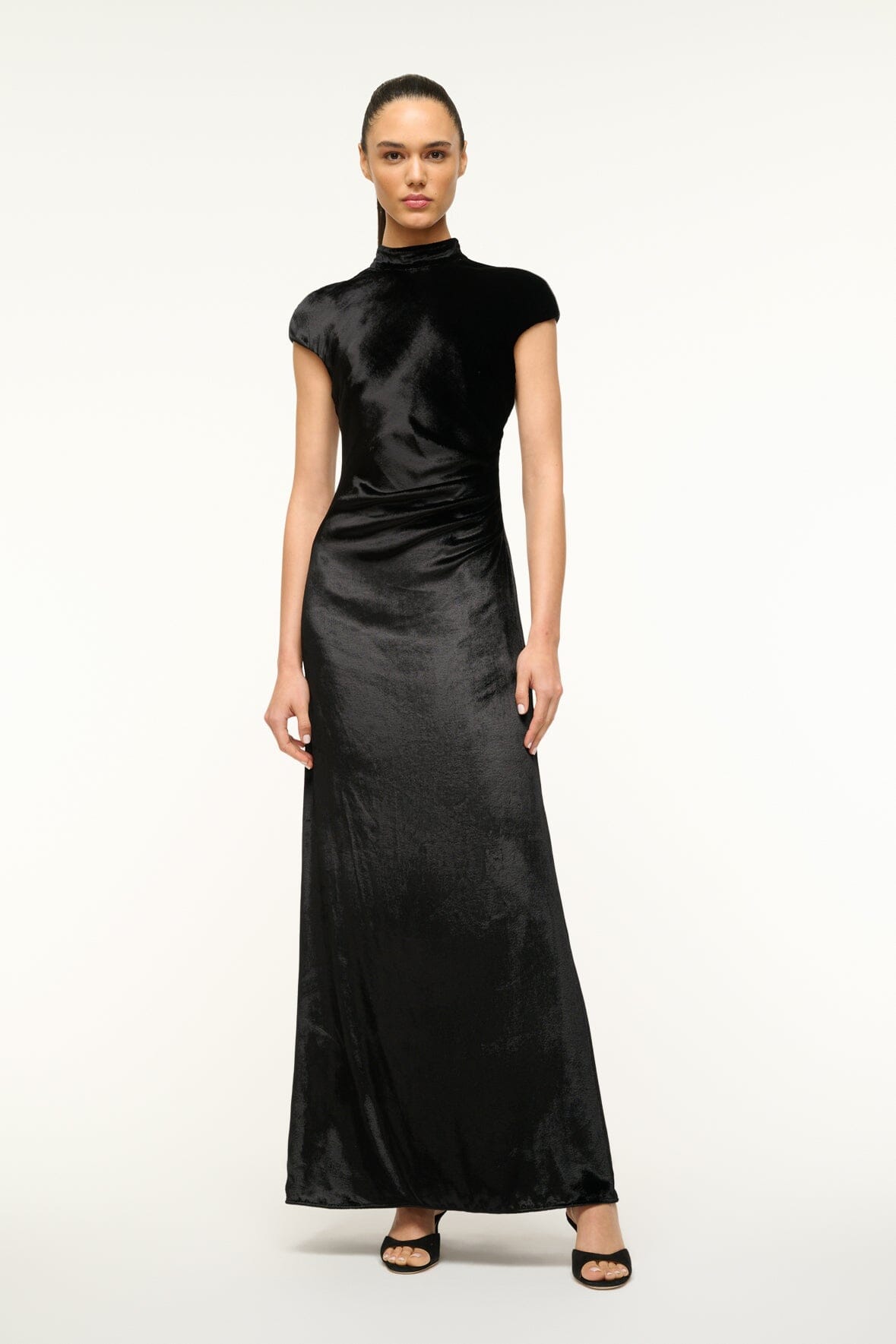 STAUD, Tina Dress in Black, Size 6