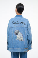 CUSTOM STAUD x C.BONZ THE BIGGEST JEAN JACKET | MID BLUE