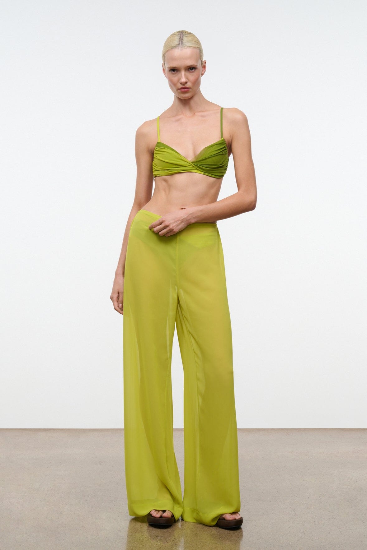 STAUD STROLL PANT CITRON