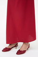 ALBA BALLET SLINGBACK | OXBLOOD