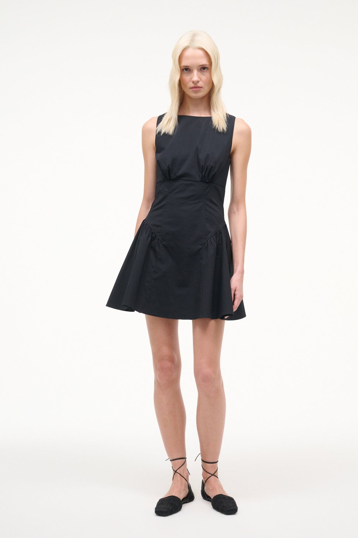 STAUD, Gwen Mini Dress in Black, Size 00 STAUD, Gwen Mini Dress in Black, Size 00