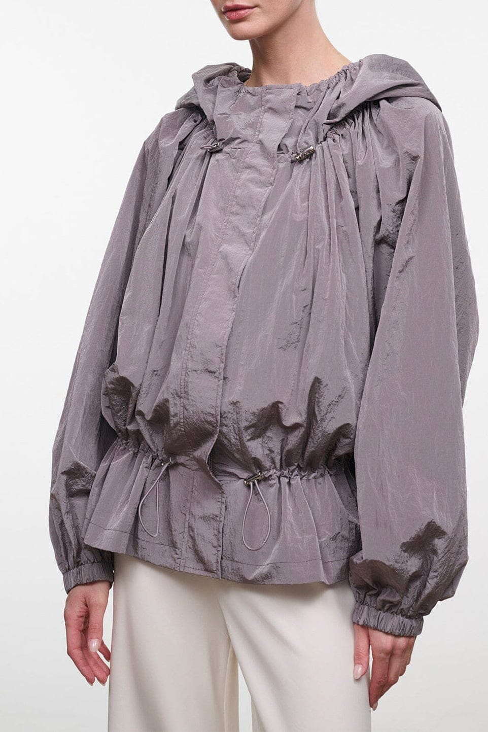 STAUD GLIDE JACKET ZINC