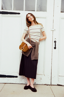 <p>T-shirt silhouettes in soft cashmere bridge the gap between seasons with ease.</p>