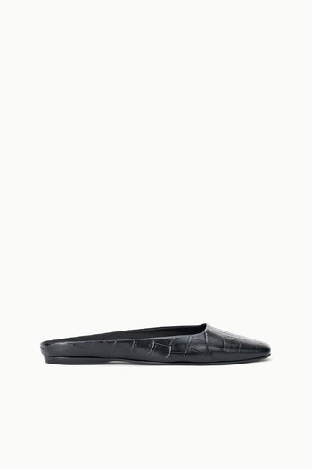 OTTO FLAT MULE | BLACK CROCO BLACK CROCO / 36