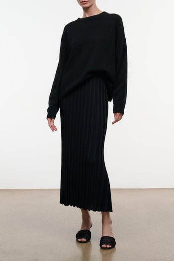CLARETTA SKIRT | BLACK BLACK / XS