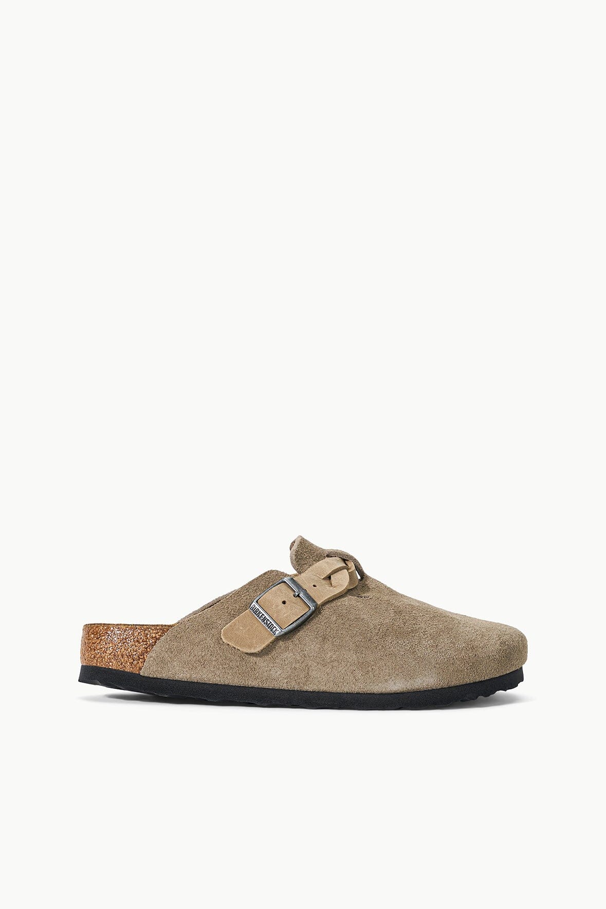 BIRKENSTOCK BOSTON BRAID CLOG | TAUPE