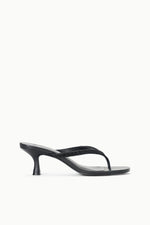 FREJA KITTEN HEEL | BLACK BEADED