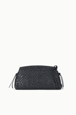 MAUDE CONVERTIBLE CLUTCH | BLACK WOVEN