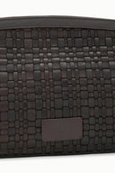 ESPRESSO WOVEN LEATHER