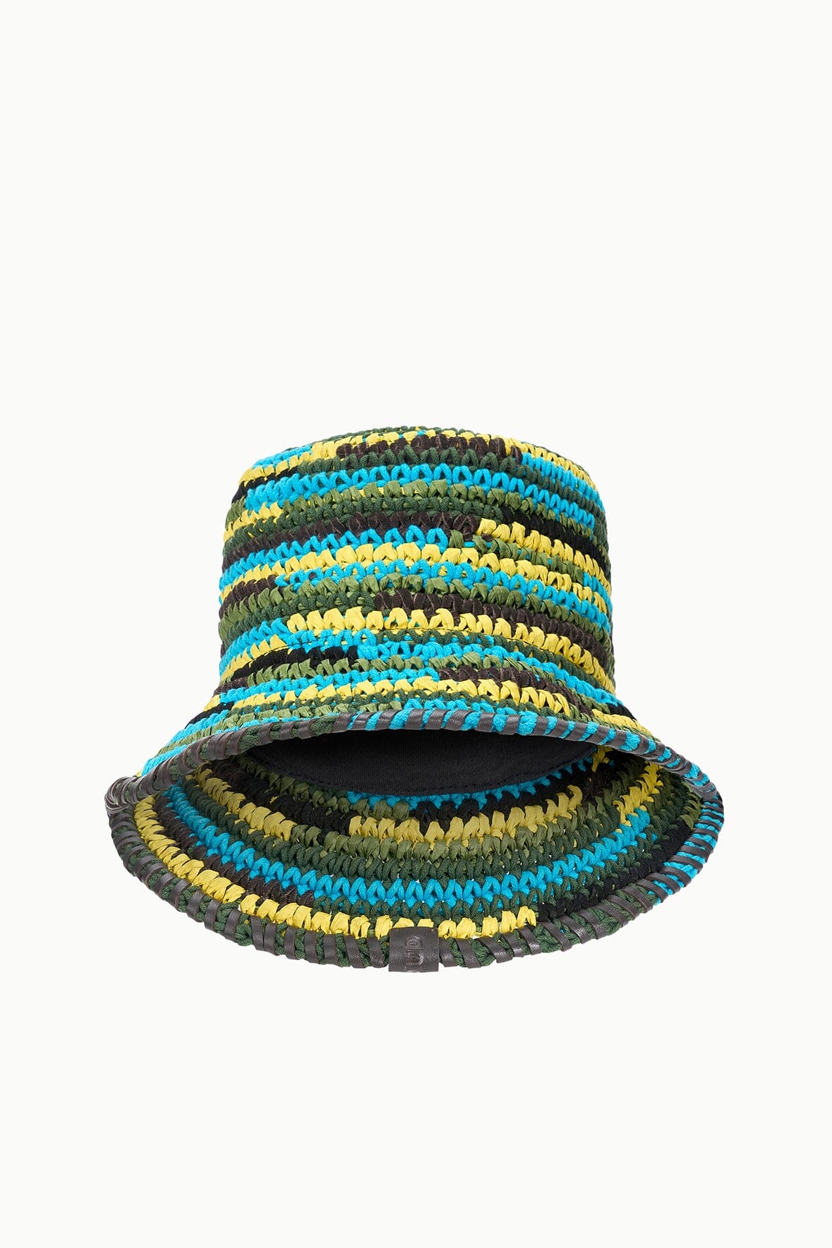 Staud Meyers ombré raffia bucket hat Staud Meyers ombré raffia bucket hat Staud main image 4