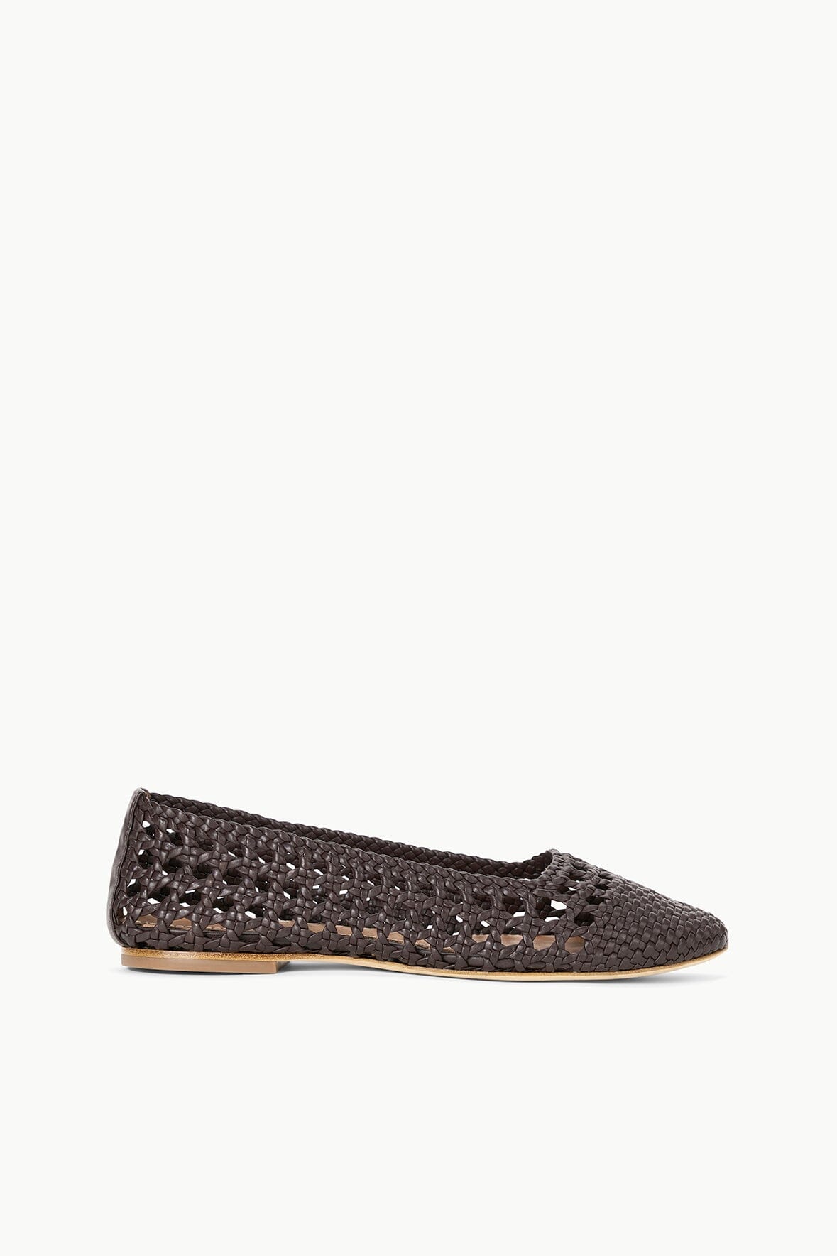 【新品・未使用】STAUD FLUFF BALLET FLAT 新品・未使用】STAUD FLUFF BALLET FLAT Staud Alba Leather