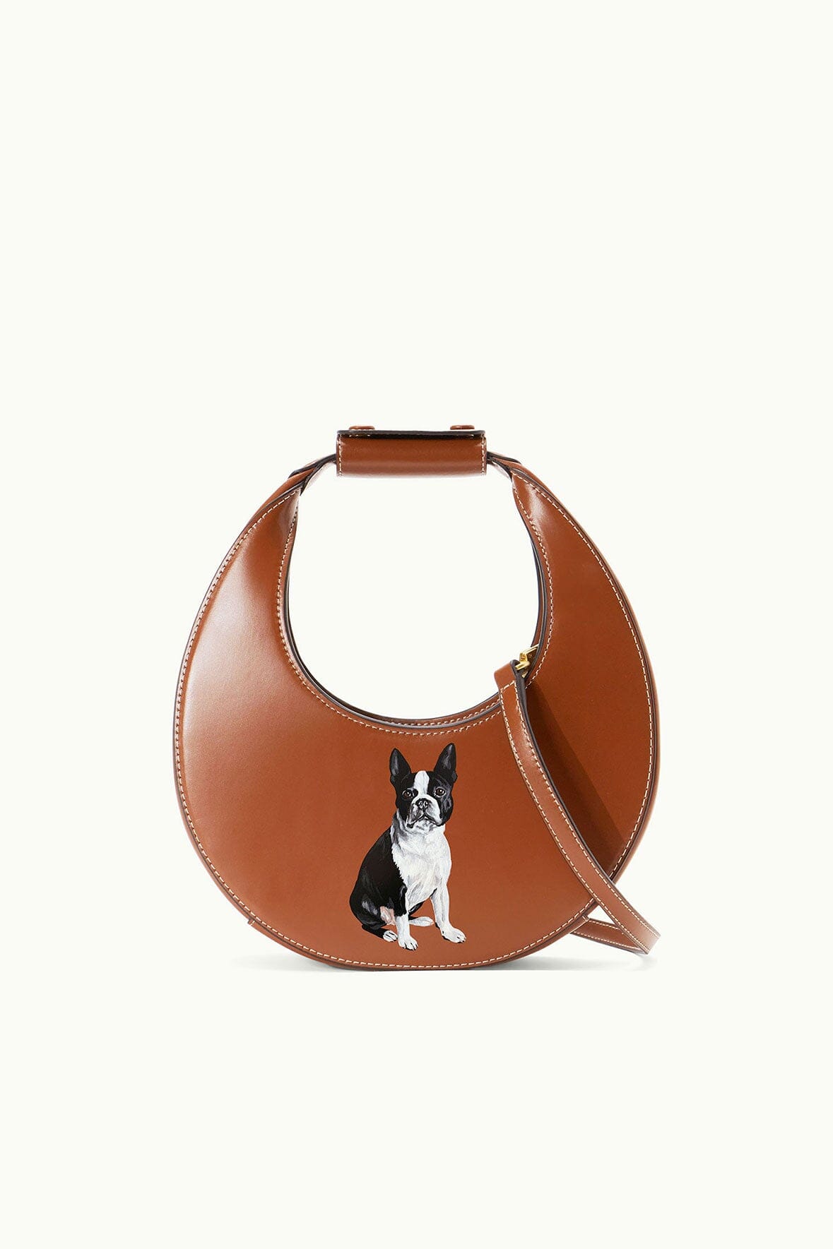 CUSTOM MINI MOON BAG TAN