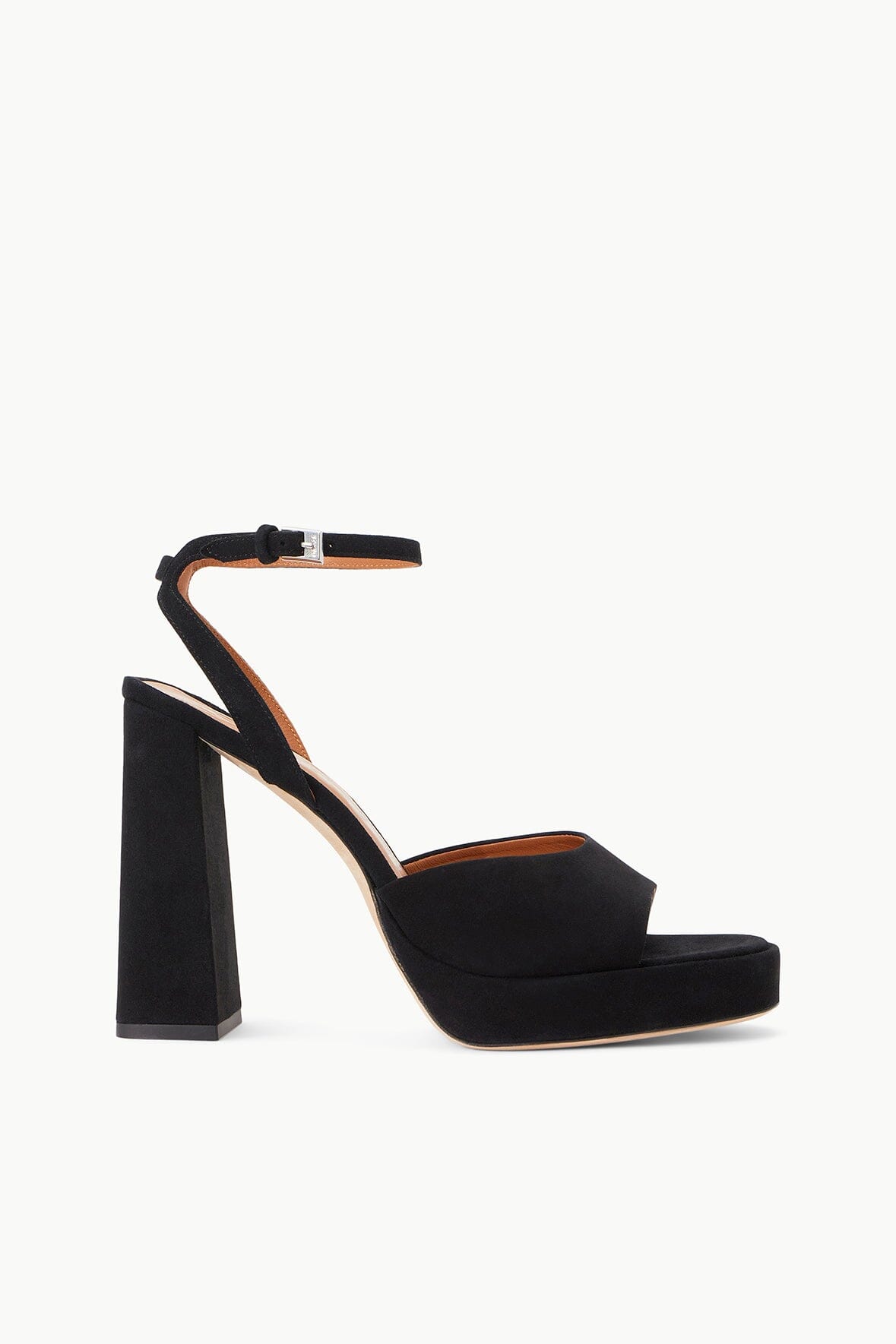 【関税込み】Staud ブラック Solange ヒールサンダル SOLANGE PLATFORM BLACK SUEDE