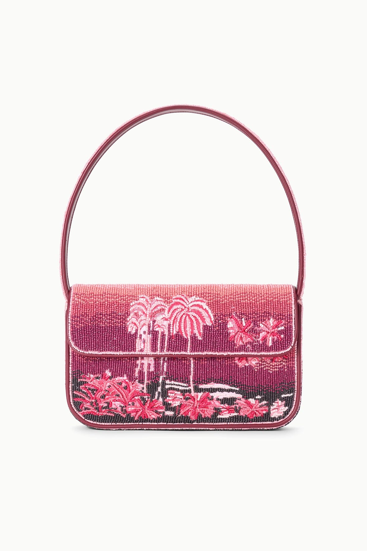STAUD TOMMY BEADED BAG CALIFORNIA CLOUDS