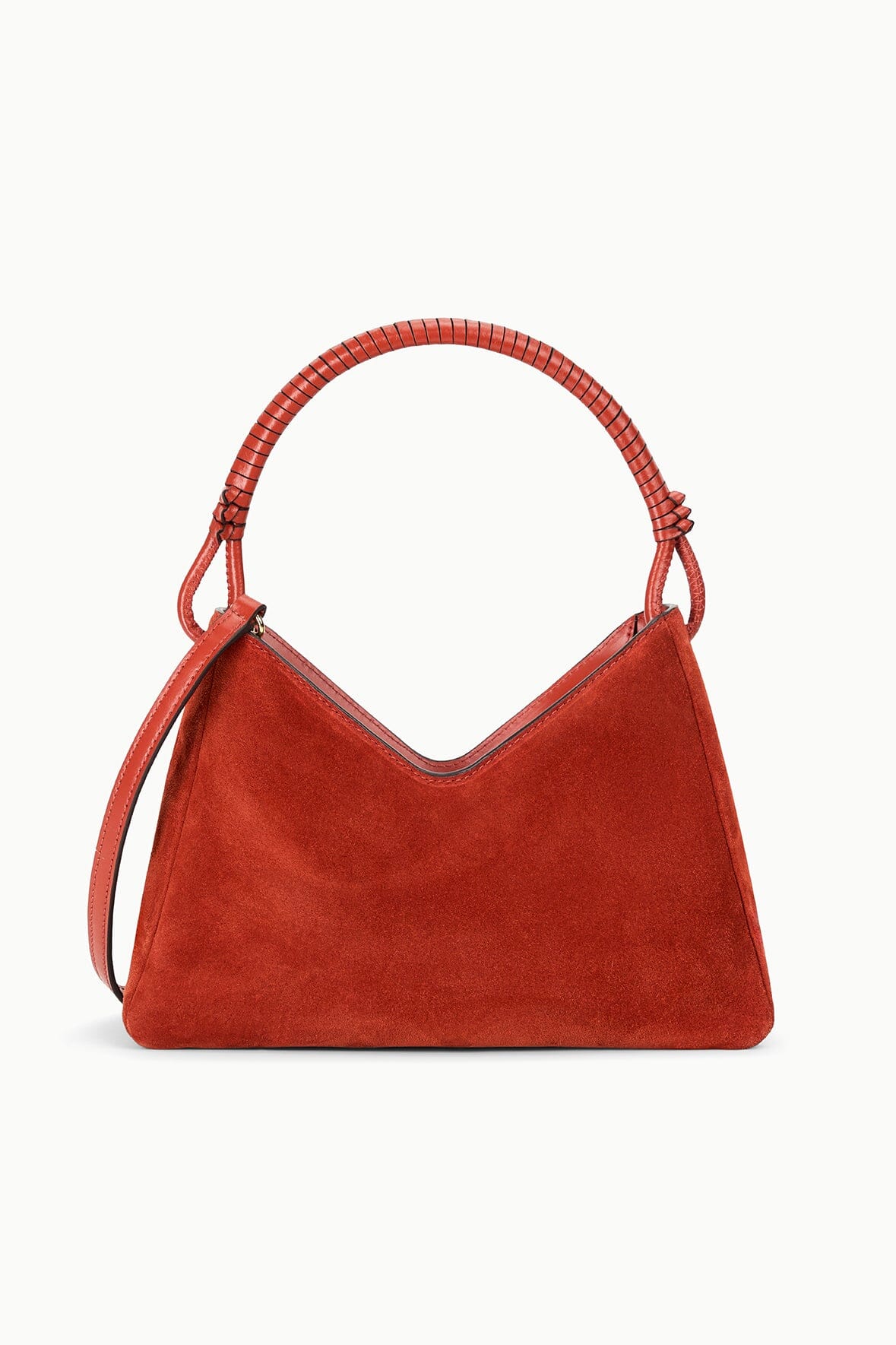 VALERIE SHOULDER BAG AUBURN SUEDE