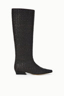 ESPRESSO WOVEN LEATHER