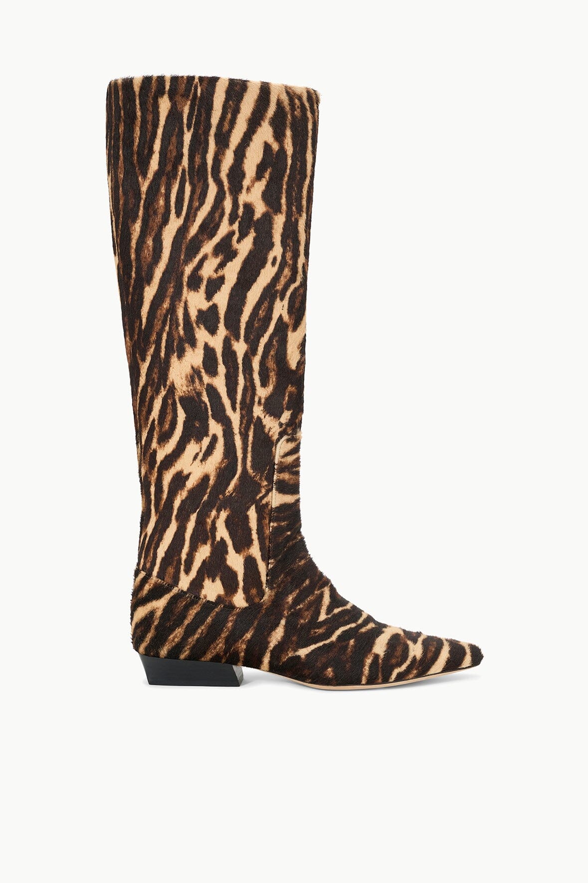 Leopard print boots flat best sale