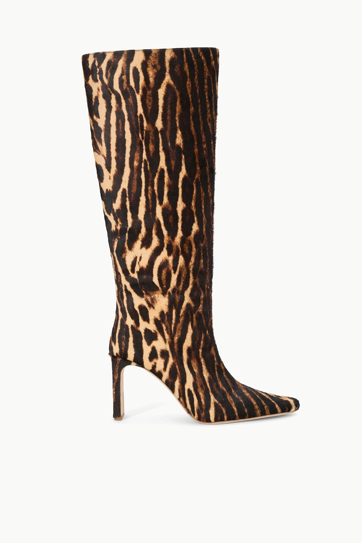 Leopard high heel boots best sale