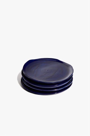 SALAD PLATES | COBALT BLUE GLAZE COBALT BLUE GLAZE