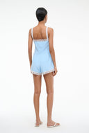 VERONICA SILK ROMPER | CLOUD