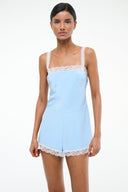 VERONICA SILK ROMPER | CLOUD