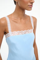 VERONICA SILK ROMPER | CLOUD