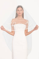 CUSTOM EMBROIDERED VEIL