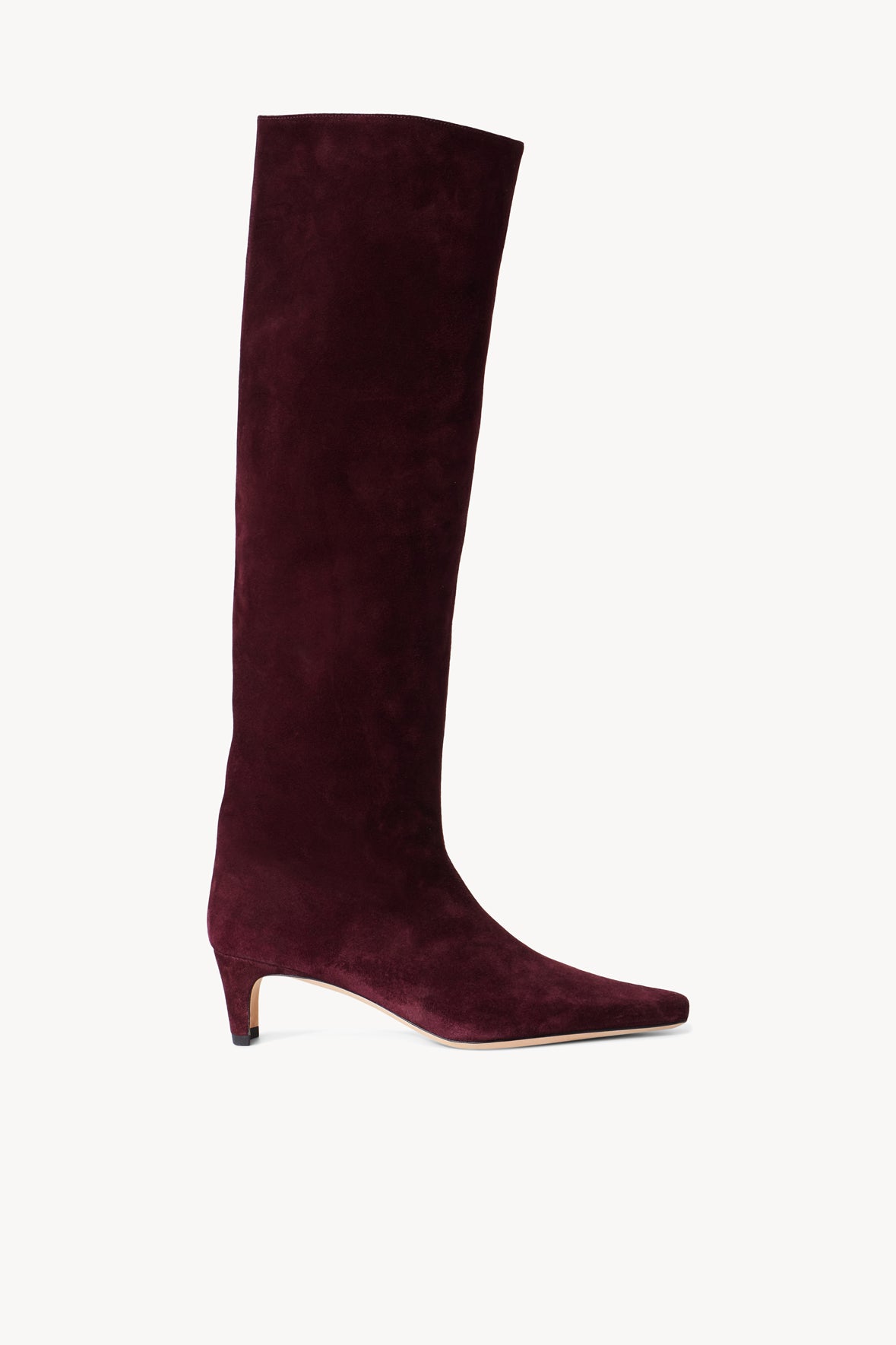 Plum over hotsell the knee boots