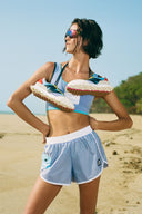 GALAXY PURLE NYLON & NBSLEEK SPORTS LOOK
