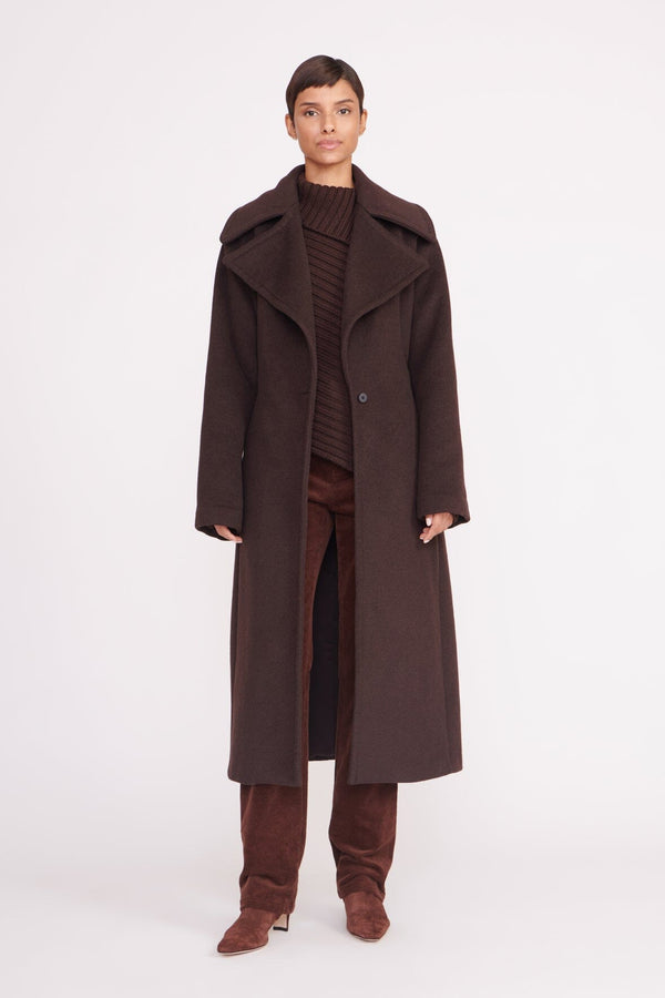 Staud Outerwear - Belted Coat, Jacket, Trench Coat - STAUD