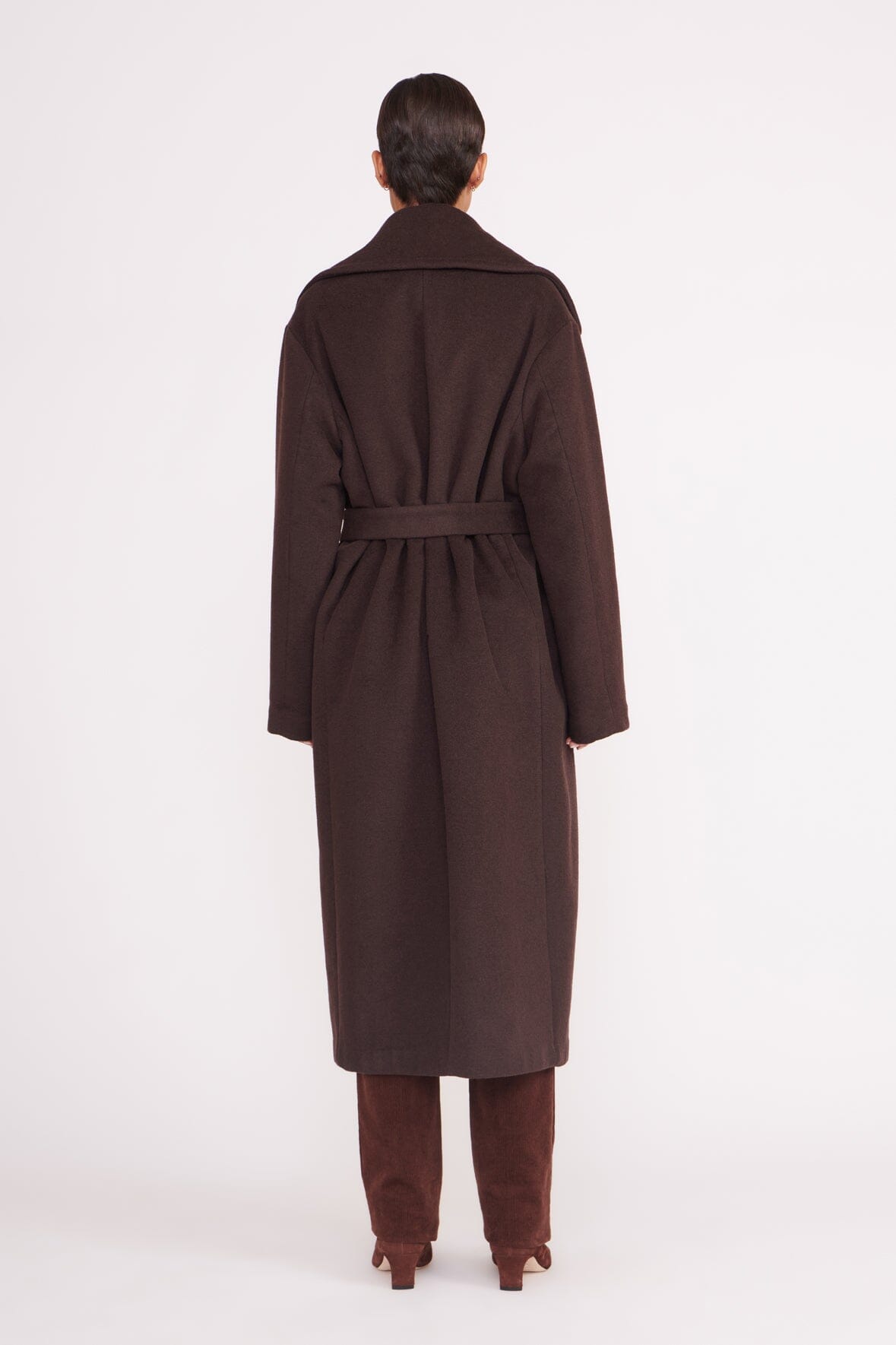 Image CARVER COAT | DARK CHOCOLATE 6 of 7 and Clicking this image will trigger a zoom pop-up