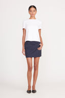 Image ANNETTE SKIRT | NAVY PINSTRIPE 1 of 8