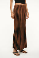 Image ALEIDA SKIRT | TAN BLACK 3 of 5