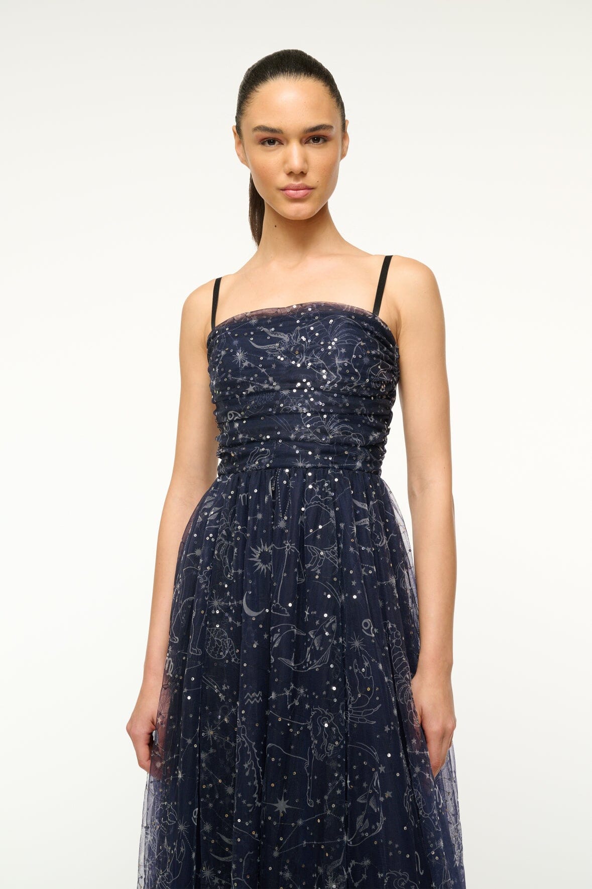 Image BETTINA DRESS | ZODIAC CONSTELLATION 2 of 5 and Clicking this image will trigger a zoom pop-up